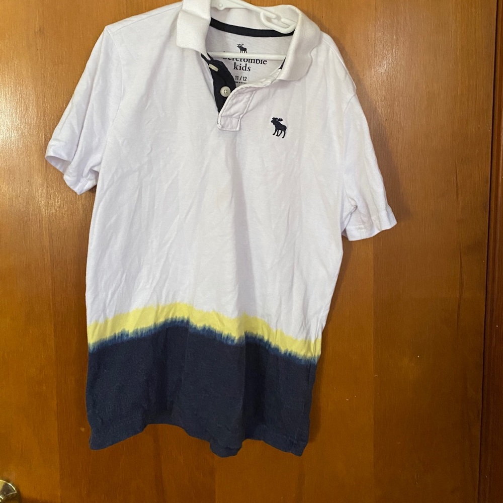 Abercrombie White Collared Shirt